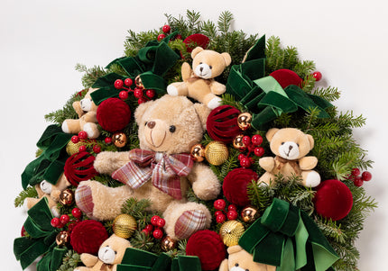 Coroniță Gigantică "Beary Christmas" din Brad Nobilis