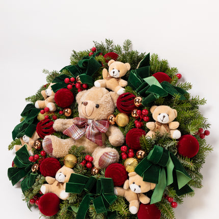 Coroniță Gigantică "Beary Christmas" din Brad Nobilis