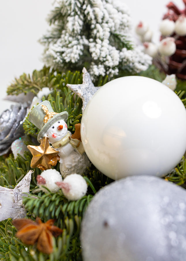Aranjament Festiv „Nordic Frost & Velvet Cerf”