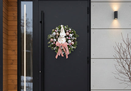 Coroniță Crăciun "Rose Gold Winter" din Brad Nobilis
