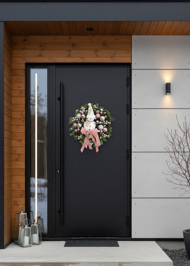 Coroniță Crăciun "Rose Gold Winter" din Brad Nobilis