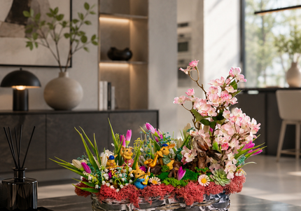 Aranjament floral de Paște „Spring Story” – decor vesel de primăvară