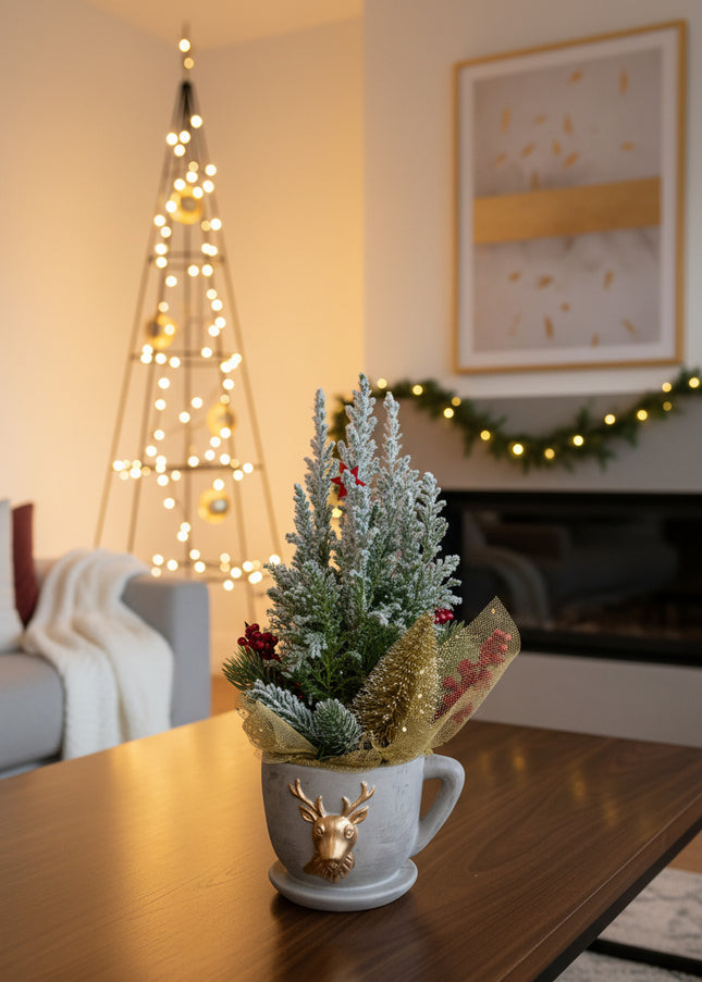 Brad Natural la Ghiveci "Royal Stag" – Decor de Lux