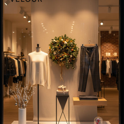 Coroniță Crăciun "Eucalyptus & Cotton" Brad Nobilis