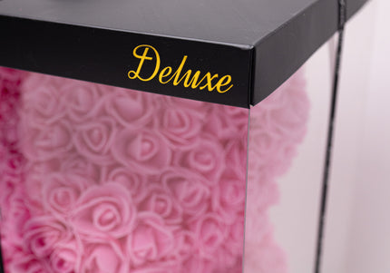 Aranjament de Lux "Rose Quartz Teddy" în Ediție Deluxe