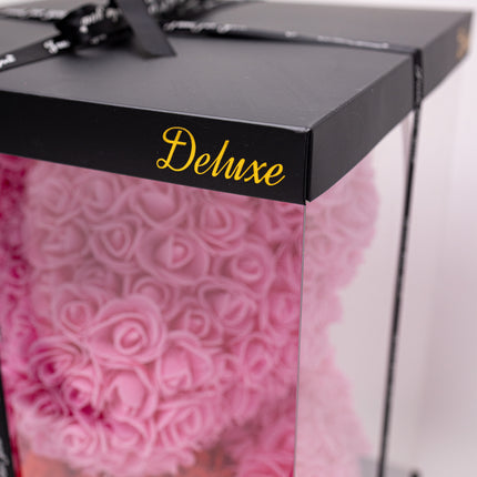 Aranjament de Lux "Rose Quartz Teddy" în Ediție Deluxe