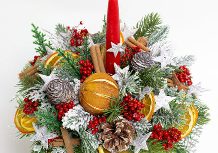 Aranjament Festiv „Zest & Pine Festive Glow”