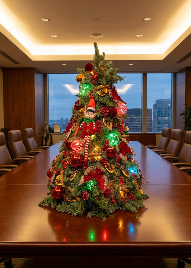 Brad de Crăciun Artizanal „The Elves' Royal Fir”
