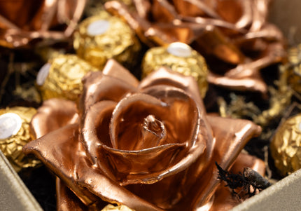 Aranjament de Lux "Bronze Heritage" cu Ferrero Rocher