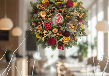 Coroniță Crăciun "Home for Christmas" din Brad Nobilis