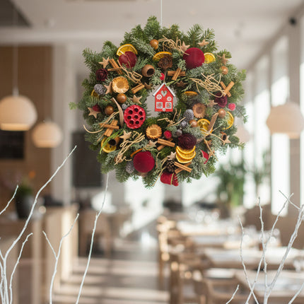 Coroniță Crăciun "Home for Christmas" din Brad Nobilis