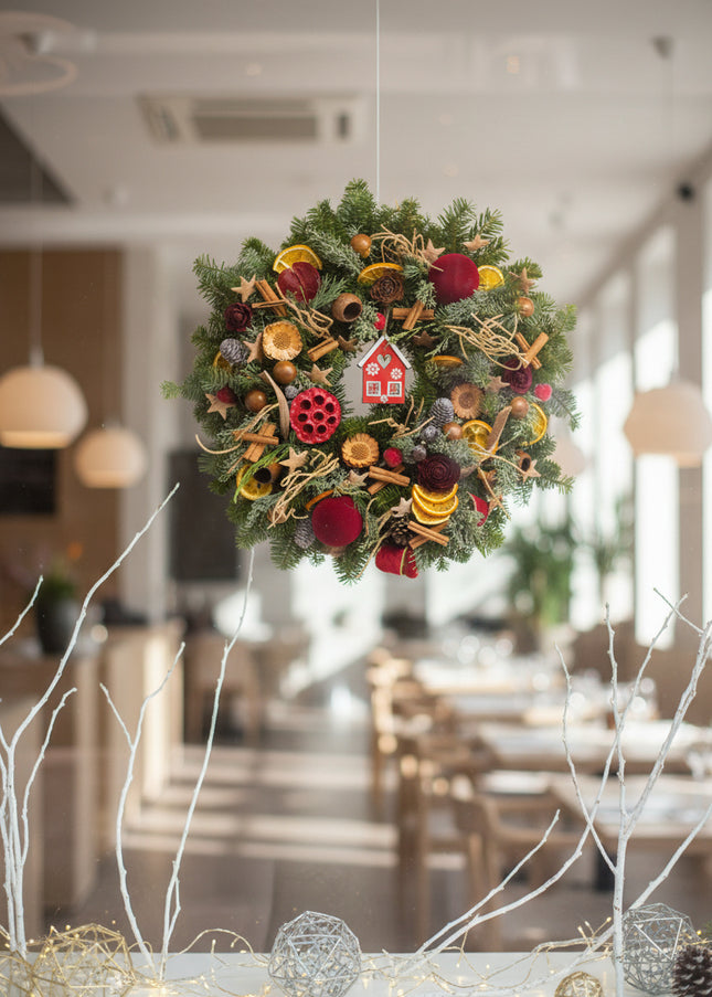 Coroniță Crăciun "Home for Christmas" din Brad Nobilis