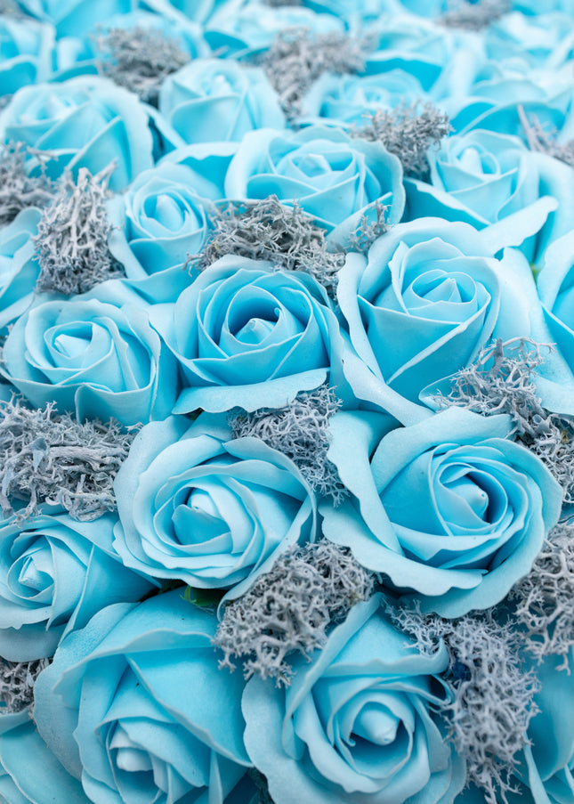 Aranjament inimă „Bleu Infinite”