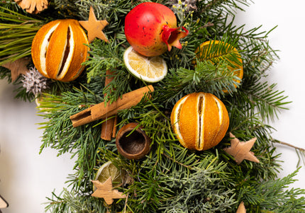 Coroniță Crăciun "Grand Winter Harvest" Mix Brad Natural