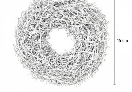 Bază Coroniță Artizanală din Rădăcini de Bonsai – Decor Handmade cu Aspect Înghețat și Textură Organică