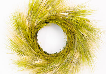 Coroniță decorativă „Golden Wheat” – decor natural din spice