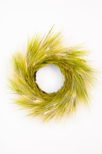 Coroniță decorativă „Golden Wheat” – decor natural din spice