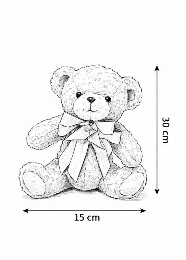 Jucărie de Lux „Silver Mist Hug” – Ediție Boutique 30 cm
