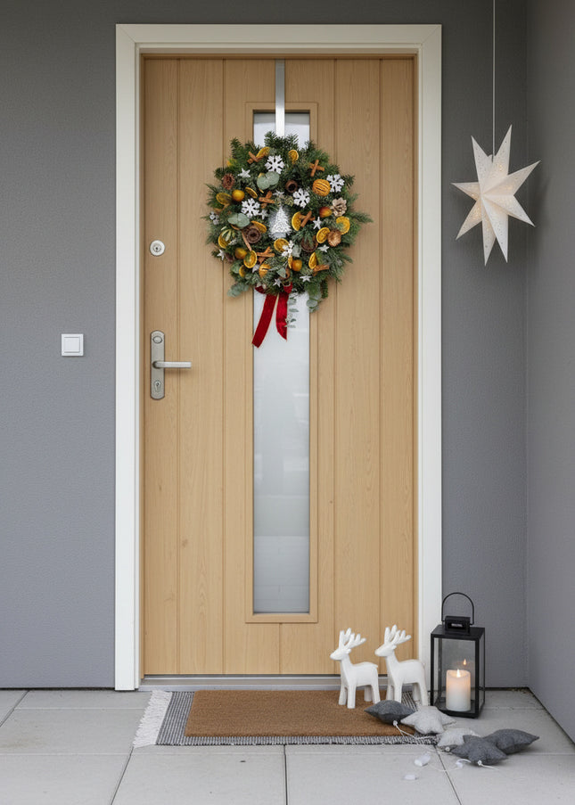 Coroniță Crăciun "Whimsical Forest" din Mix de Brad