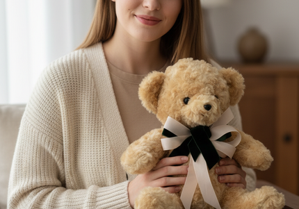 Jucărie de Lux „Golden Caramel Hug” – Ediție Boutique 30 cm
