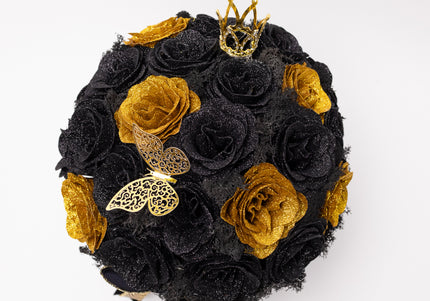 Aranjament de Lux "Golden Onyx Majesty" cu Coronetă Imperială