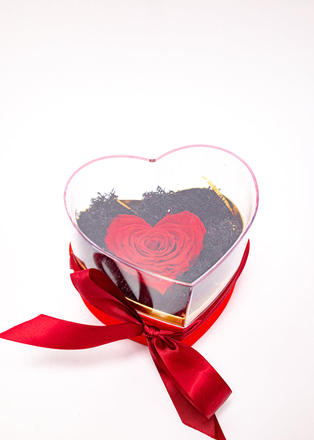 Aranjament de Lux „Eternal Heart” cu Trandafir Criogenat Gigant