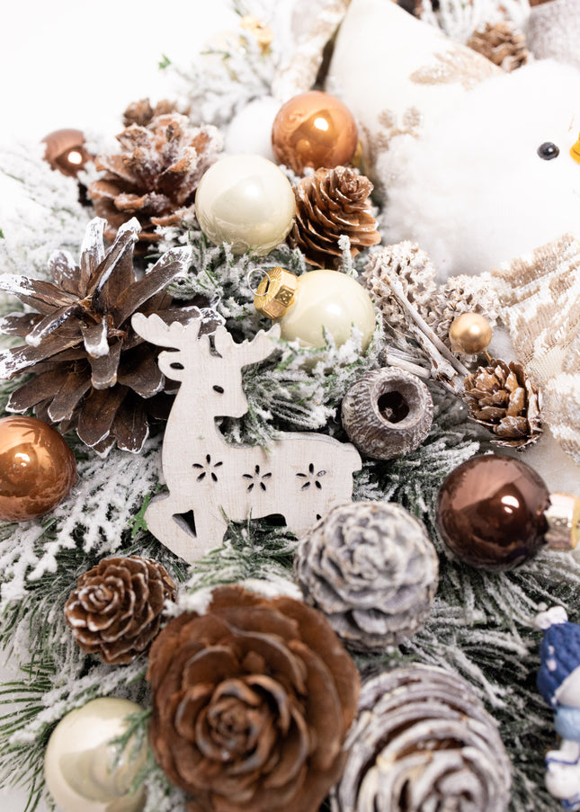 Coroniță Crăciun "Frosty Forest" din Brad Artificial 4D