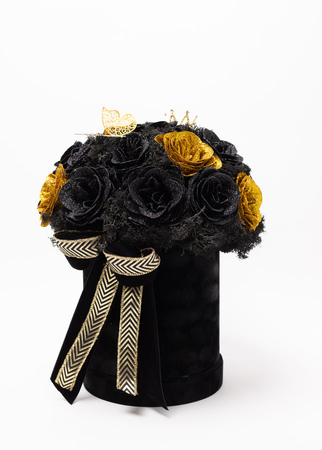 Aranjament de Lux "Golden Onyx Majesty" cu Coronetă Imperială