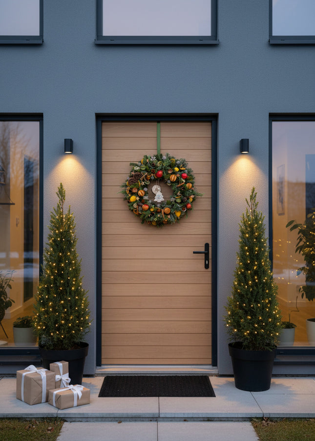 Coroniță Crăciun "Grand Winter Harvest" Mix Brad Natural