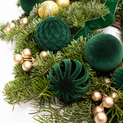 Coroniță Crăciun "Emerald Deer" din Brad Nobilis