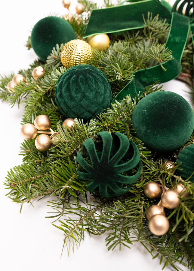 Coroniță Crăciun "Emerald Deer" din Brad Nobilis