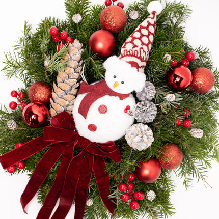 Coroniță Crăciun "Traditional Frosty" din Brad Nobilis