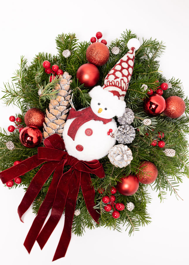 Coroniță Crăciun "Traditional Frosty" din Brad Nobilis