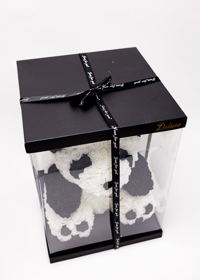 Ursulet de Lux „Panda Noir & Blanc” Artizanal