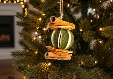 Ornament de Crăciun Suspendat „Citrus & Spice Harmony”