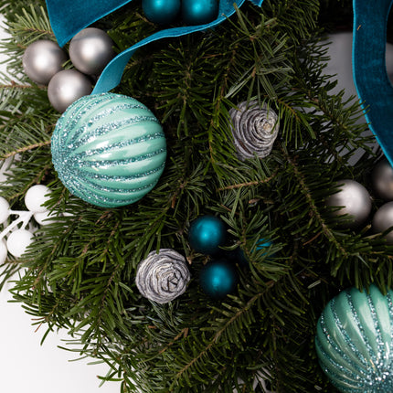 Coroniță Crăciun "Turquoise Angel" din Brad Nobilis