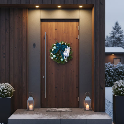 Coroniță Crăciun "Turquoise Angel" din Brad Nobilis