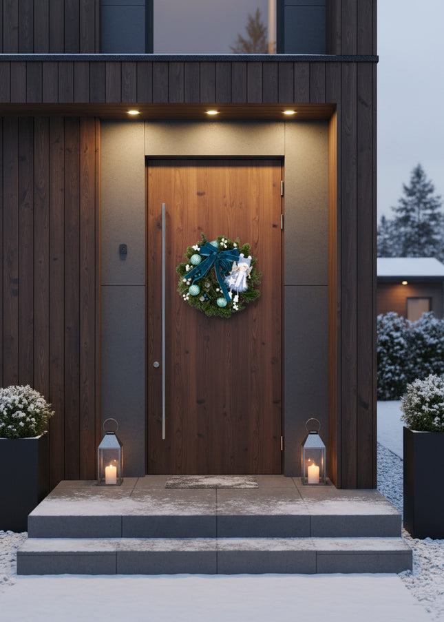 Coroniță Crăciun "Turquoise Angel" din Brad Nobilis