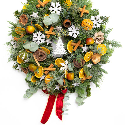 Coroniță Crăciun "Whimsical Forest" din Mix de Brad