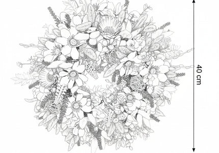 Coroniță Florală „Amethyst Bloom”