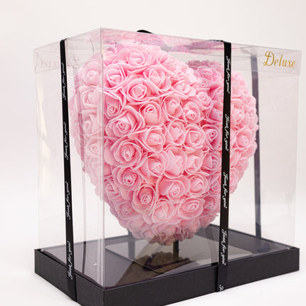 Aranjament de Lux "Pink Quartz Heart" în Ediție Deluxe