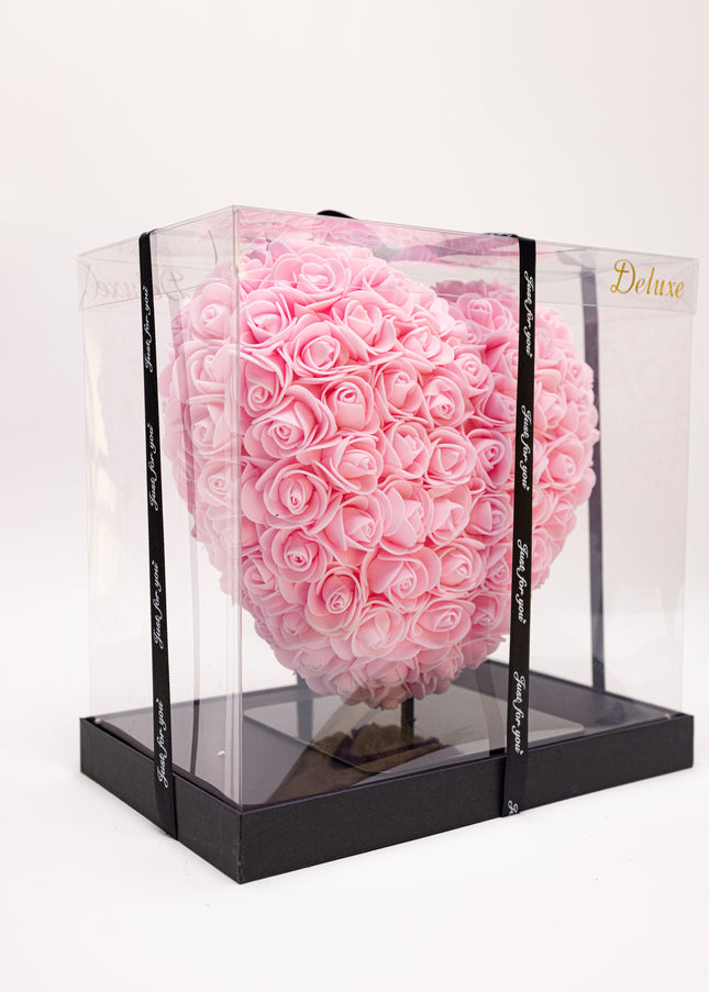 Aranjament de Lux "Pink Quartz Heart" în Ediție Deluxe