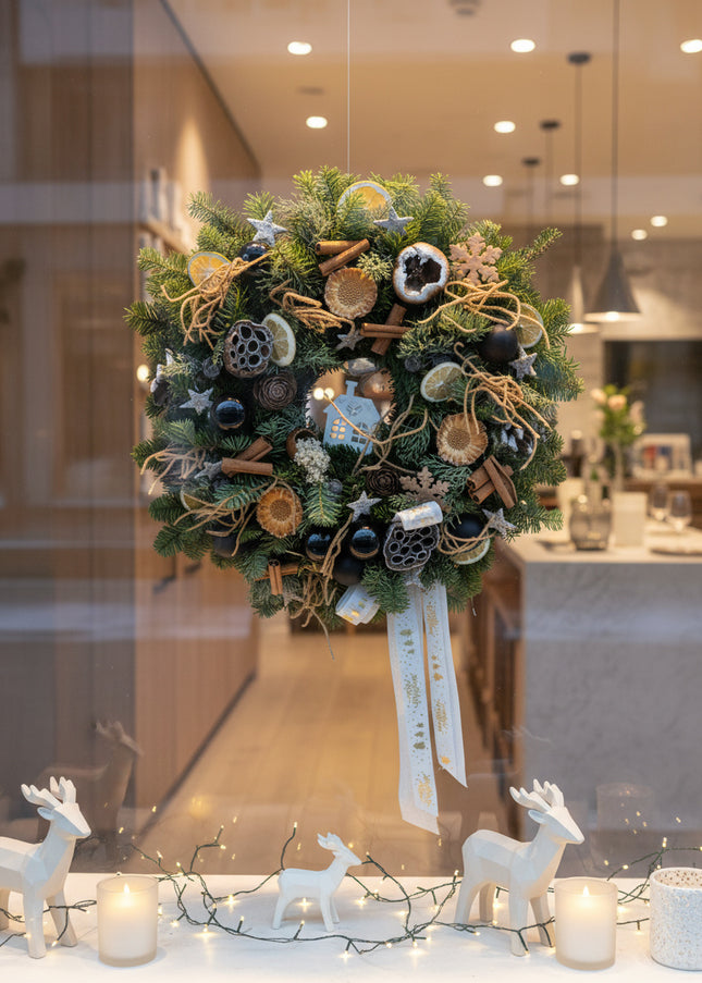 Coroniță Crăciun "Midnight Forest" din Brad Nobilis