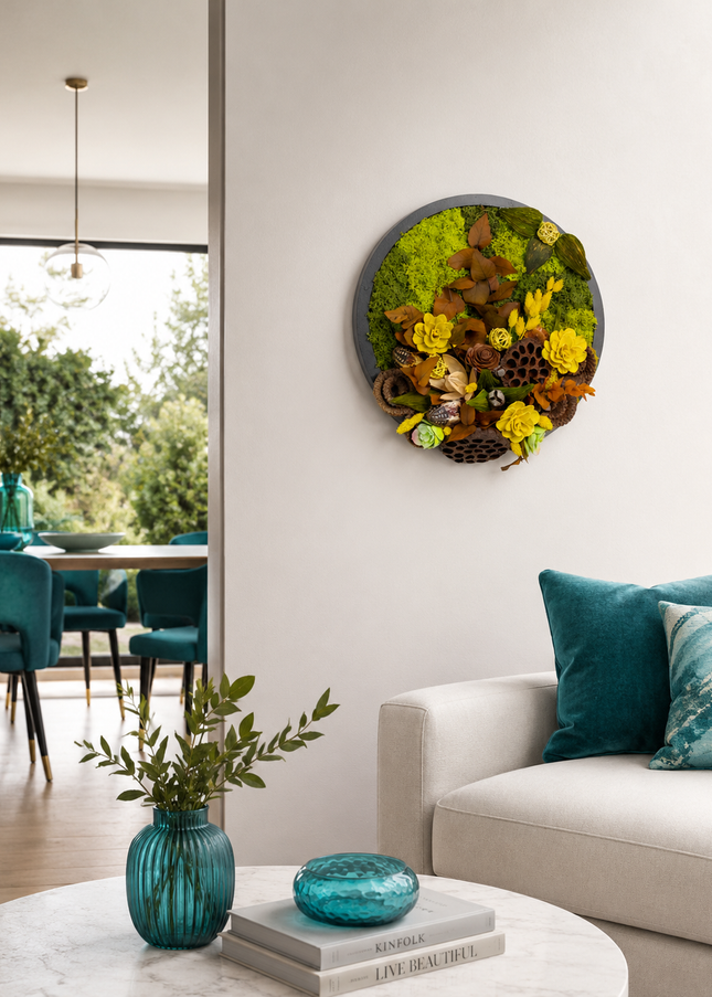 Tablou decorativ „Golden Autumn” – decor în nuanțe calde de toamnă