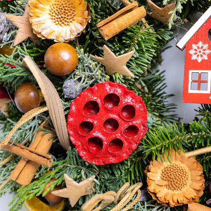 Coroniță Crăciun "Home for Christmas" din Brad Nobilis