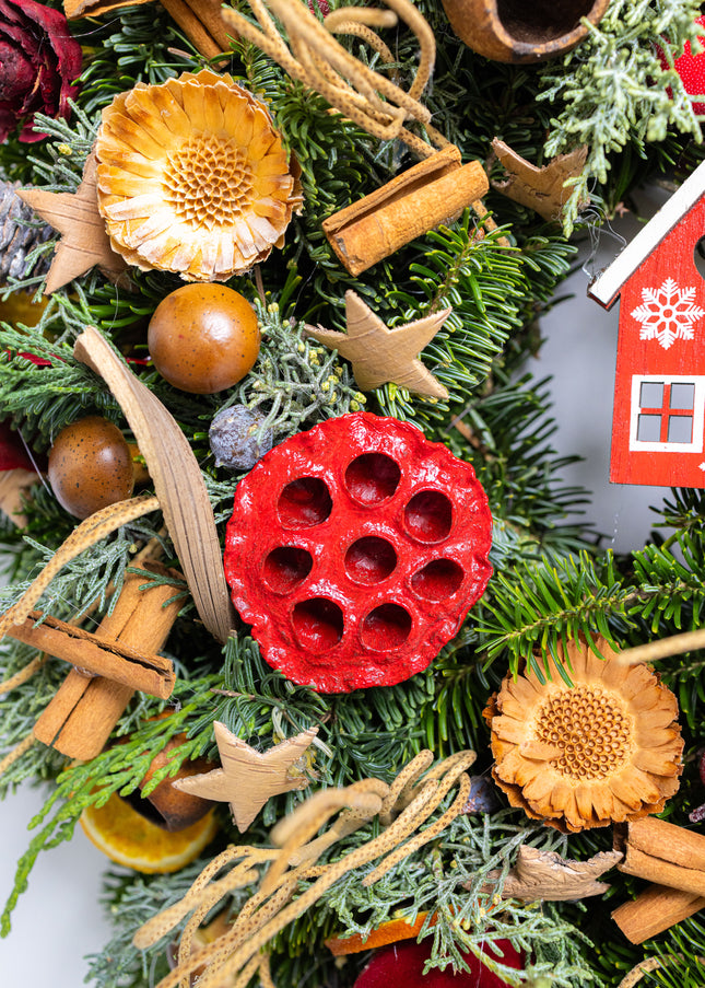 Coroniță Crăciun "Home for Christmas" din Brad Nobilis