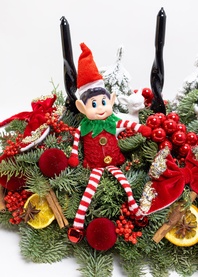 Aranjament Festiv de Masă „The Elf’s Christmas Banquet”