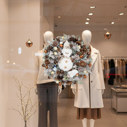 Coroniță Crăciun "Frosty Forest" din Brad Artificial 4D