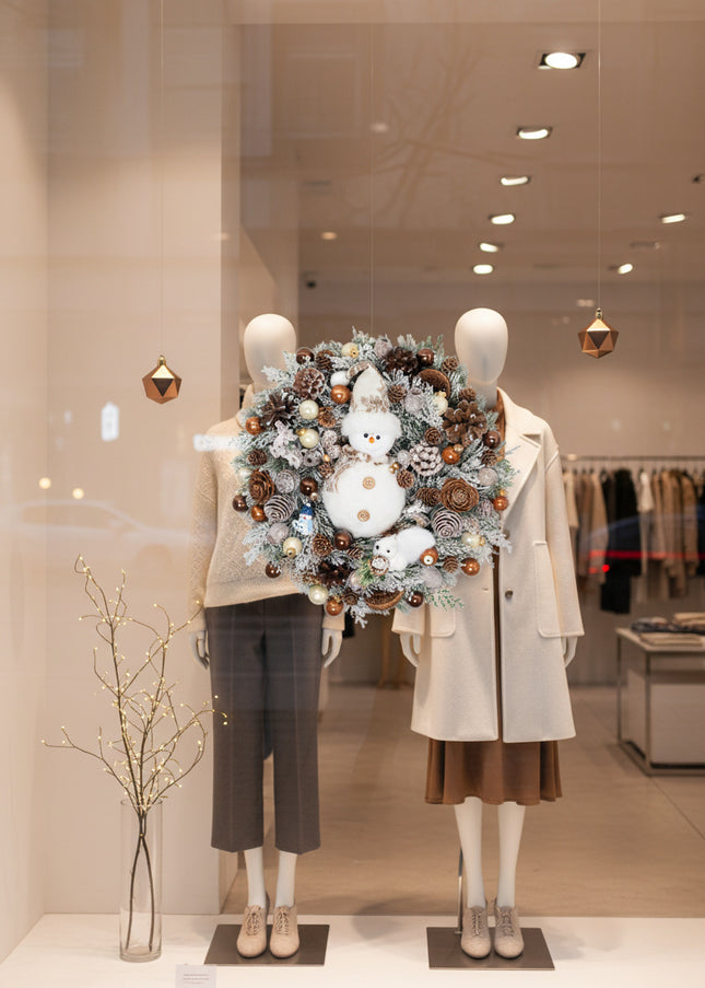 Coroniță Crăciun "Frosty Forest" din Brad Artificial 4D