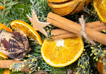 Coroniță Crăciun "Citrus & Cinnamon" Brad Nobilis Mare